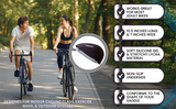 Gel Bike Seat Cushion 10.5"x7" | Adult Bicycles, Peloton, & Indoor Cycling Class Bikes
