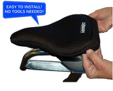 Gel Bike Seat Cushion 10.5"x7" | Adult Bicycles, Peloton, & Indoor Cycling Class Bikes