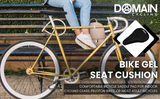 Gel Bike Seat Cushion 10.5"x7" | Adult Bicycles, Peloton, & Indoor Cycling Class Bikes